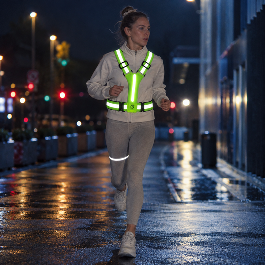 אפוד LED לריצה בחושך