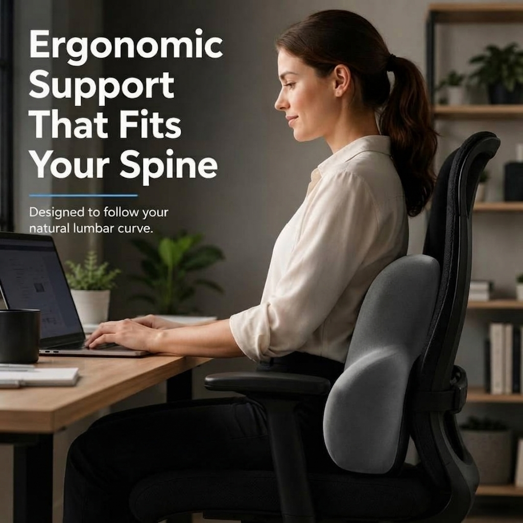 REMAY™ – The Precision Lumbar Support Cushion